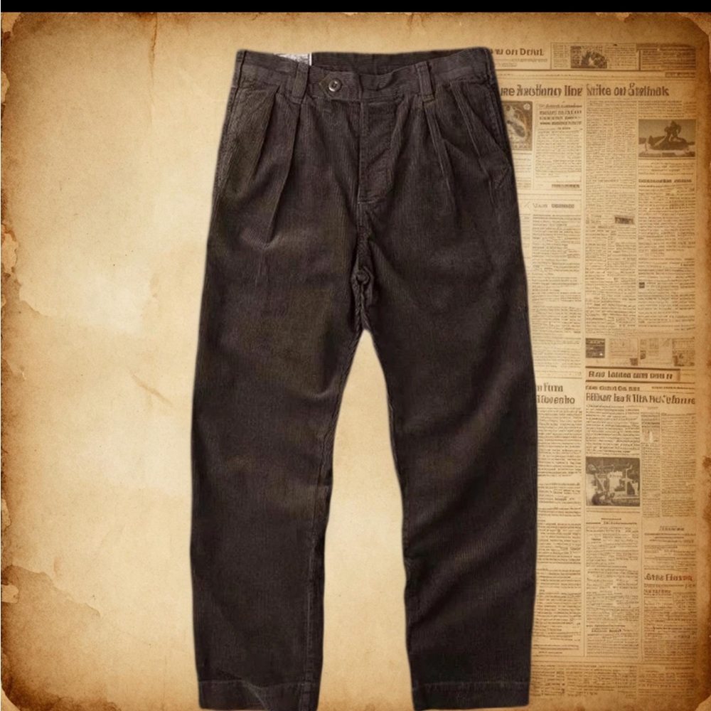 Sears Men's Dark Brown Corduroy Pants